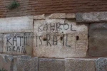 ’Katil İsrail’ yazısı isyan ettirdi