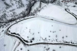 Kato Dağı beyaz gelinliğini giydi, ortaya seyrine doyumsuz manzaralar çıktı