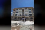 Kaymakam Algın ve Başsavcı Duran, adliye lojmanlarında incelemelerde bulundu