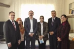 Kaymakam Ateş, öğrencilerin evine misafir oldu