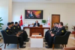 Kaymakam Erdoğan jandarma personelini ağırladı