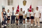 Kaymakam Kaya, Marmaris’in şampiyon jimnastikçilerini ağırladı
