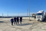Kaymakam Özderin, yapımı devam eden Pınarhisar tır parkını inceledi