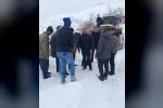 Kaymakam Pelvan, yol açma çalışmalarını inceledi