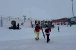 Kayseri güne beyaz örtüyle uyandı