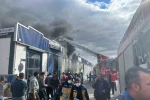 Kayseri’de mobilya atölyesinde korkutan yangın
