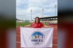 Kayserili sporcu Türkiye rekoru kırarak olimpiyat barajını aştı