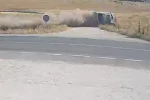 Kaza anının güvenlik kamerası görüntüleri görenleri dehşete düşürdü