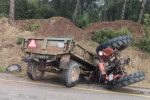 Kazada ağır yaralanan traktör sürücüsü kurtarılamadı