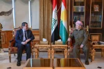 KDP Başkanı Barzani, SDG elebaşı Mazlum Abdi ile görüştü