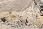 Keban’da dağ keçileri sürü halinde görüldü