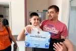 Kepez’de sünnet olan çocuklara ’Üstün Cesaret Belgesi’