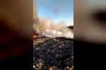 Kilis’te çöplük alanda çıkan yangın kısa sürede kontrol altına alındı 