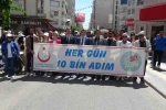 Kilis’te "Sağlık İçin Hareket Et Günü" kapsamında yürüyüş düzenlendi
