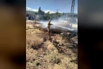 Kırıkhan’da bahçe yangını
