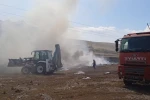 Kırıkhan’da çöplük yangını 