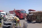 Kırıkhan’da traktörle çarpışan otomobil takla attı: 2 yaralı
