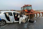 Kırklareli’de traktör ile otomobil çarpıştı: 2 yaralı