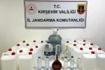 Kırşehir’de kaçak alkol operasyonu: 120 litre ele geçirildi