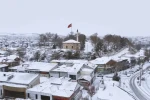 Kırşehir’de kar yağışı sonrası görsel şölen