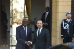 KKTC Cumhurbaşkanı Erhürman ile GKRY lideri Hristodulidis ilk kez bir araya geldi