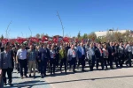 KMÜ’de üniversite öğrencileri ve akademisyenler Gazze için yürüdü