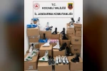 Kocaeli’de 3 milyon 750 bin TL’lik sahte ürün ele geçirildi