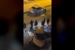 Kontrolden çıkan araç ters yola girdi, otomobil ile kafa kafaya çarpıştı 