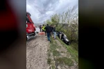 Kontrolden çıkan otomobil şarampole savruldu: 2 yaralı