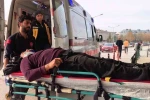 Kontrolden yükünü boşaltan kamyon devrildi : 1 yaralı