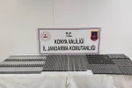 Konya'da çok sayıda silah parçası ele geçirildi