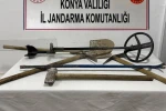 Konya’da define kazısı yapan 10 kişi yakalandı