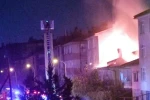 Konya’da Geceyi Alevler Sardı: Çatı Yangını Korkuttu