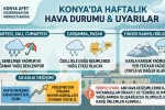 Konya’da hava daha da sertleşiyor! AKOM’dan yeni uyarı geldi