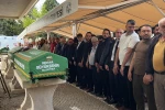 Konya'da oğulları tarafından öldürülen çift, son yolculuğuna uğurlandı