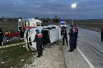 Konya’da otomobil devrildi: 1 kişi hayatını kaybetti