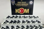 Konya’da silah operasyonu! 70 tabanca ele geçirildi