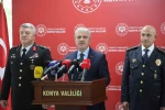 Konya Valisi Akın, güvenlik ve asayiş olaylarını değerlendirdi