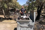 Konya’da evlerin bitişiğinde yangın paniği 