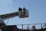 Konya’da iş yerinde çıkan yangın paniğe neden oldu