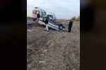Konya’da otomobil araziye devrildi: 5 yaralı