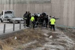 Konya’da yol kenarına uçan otomobilin sürücüsü hayatını kaybetti