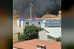 Kopan elektrik tellerinden çıkan kıvılcım yangına neden oldu