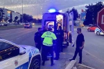 Köprüye çıkan şahsı polis ikna etti