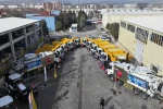 KOSKİ araç filosuna kazandırılan 19 yeni araç tanıtıldı