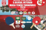 Köyceğiz’de 5. Ulusal Veteran Masa Tenisi Turnuvası düzenlendi