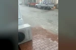 Kozcağız’da sağanak yağış yolları göle çevirdi