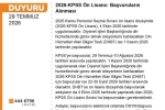 KPSS Ön Lisans başvuruları başladı