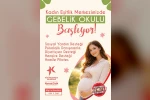 Küçükçekmece’de anne adayları için ‘gebelik okulu’