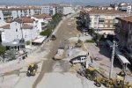 Küçükkumköprü Caddesi’nde altyapı çalışmaları sürüyor